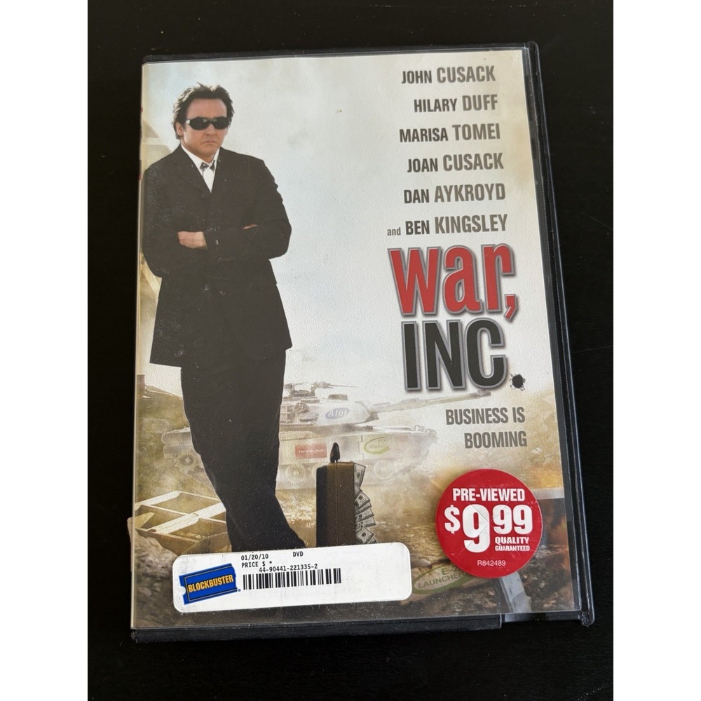 War, Inc. (DVD, 2008) John Cusack Hillary Duff Action Movie